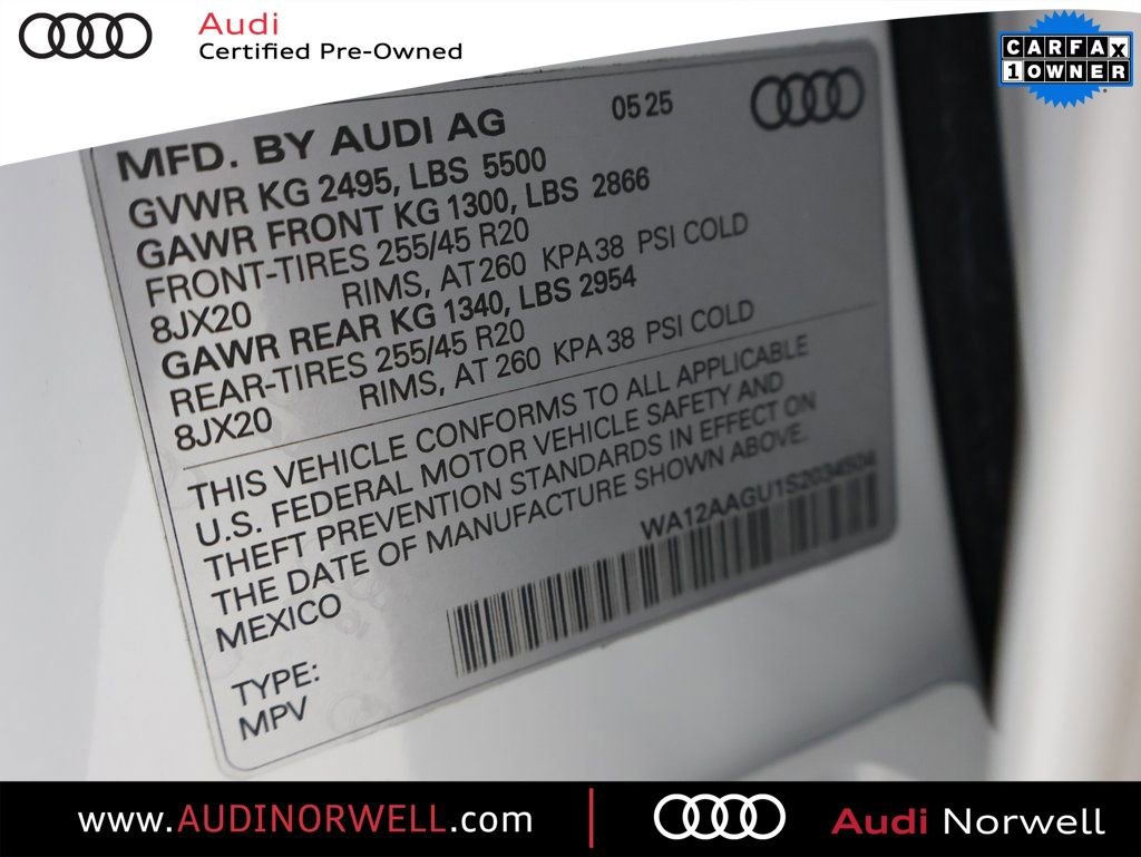 Certified 2025 Audi Q5 Premium Plus w/ Premium Plus image 3