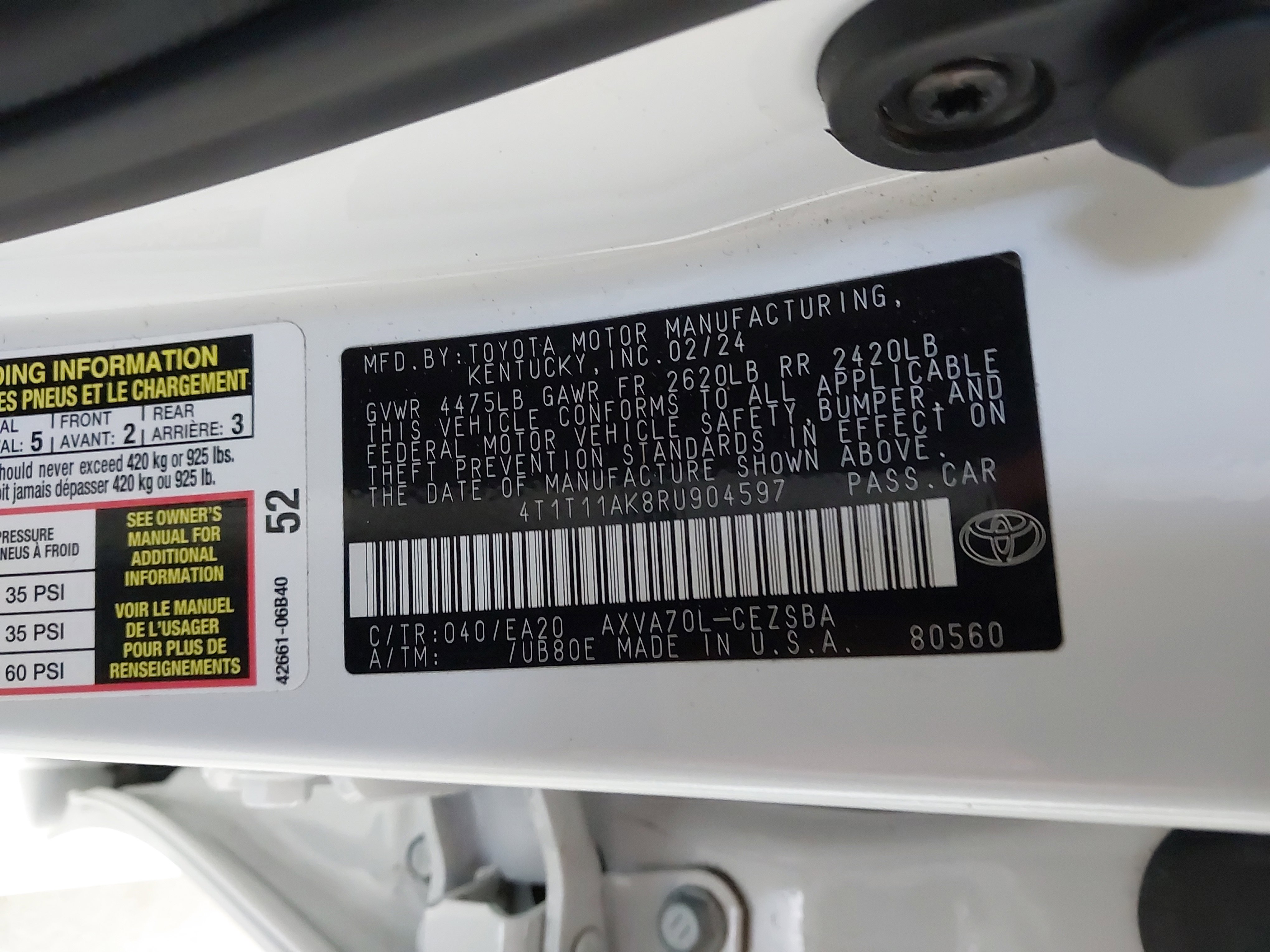 Used 2024 Toyota Camry SE image 34