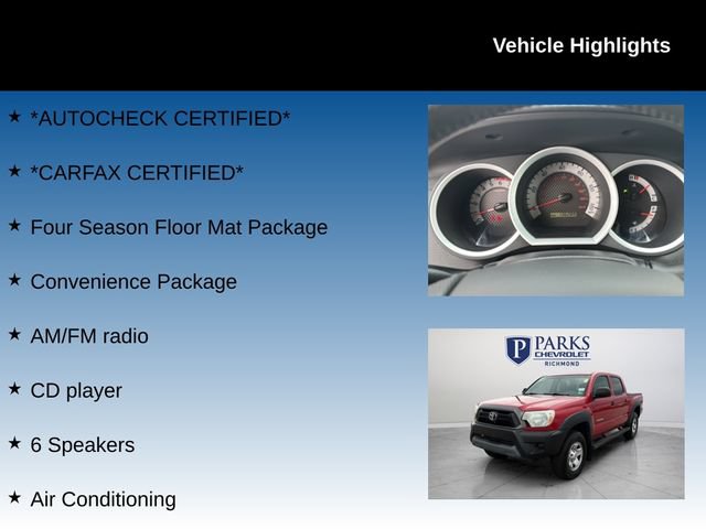 Used 2015 Toyota Tacoma PreRunner w/ Convenience Package RWD image 4
