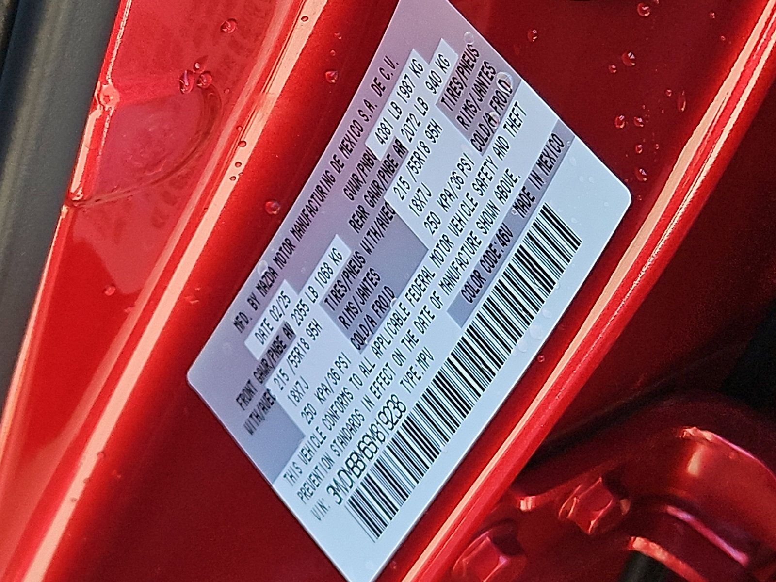 Used 2025 MAZDA CX-30 AWD 2.5 S w/ Select Sport Pkg image 25