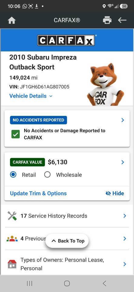 Used 2010 Subaru Impreza Outback Sport AWD/4WD image 50