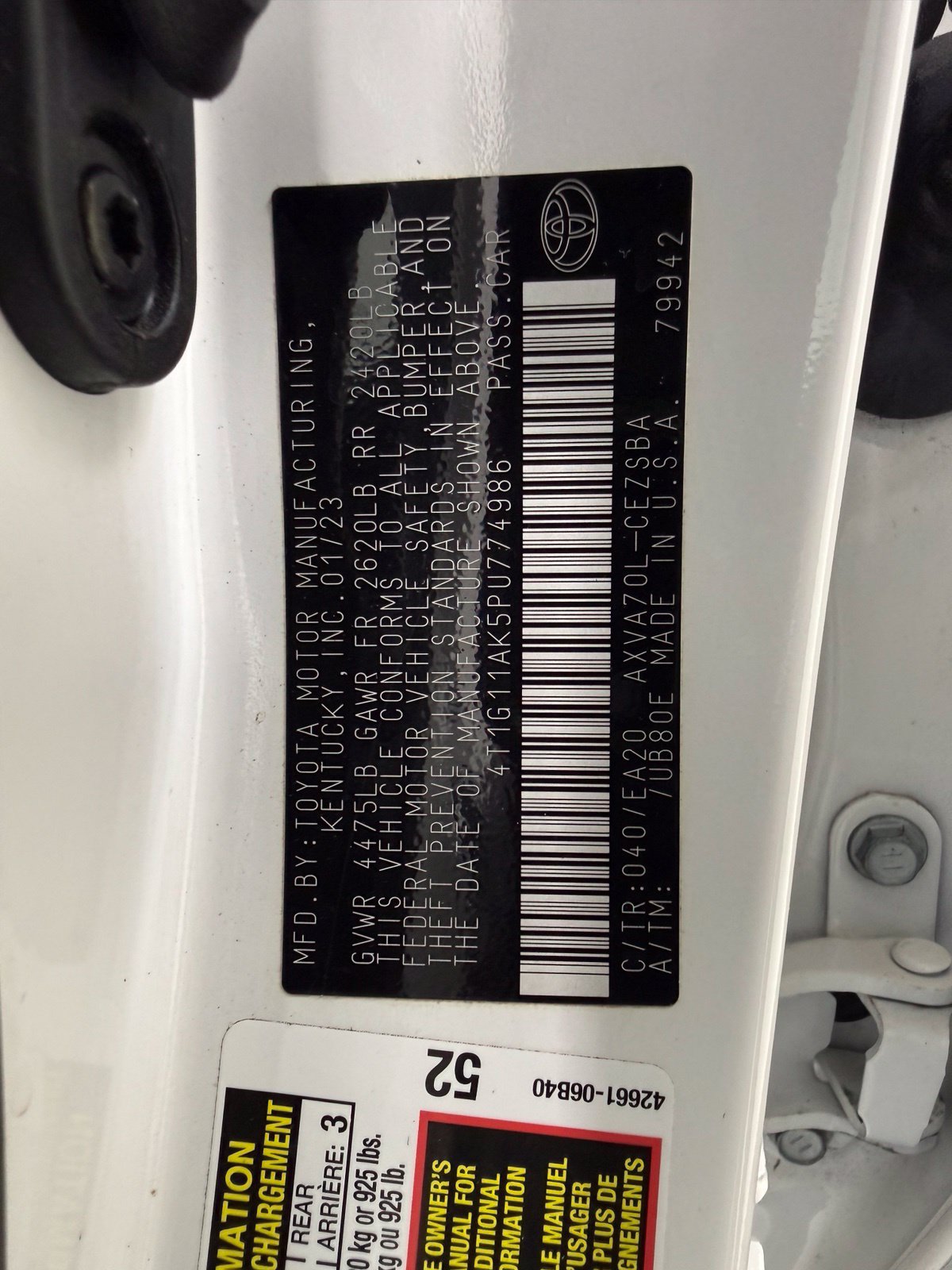 Used 2023 Toyota Camry SE FWD image 15