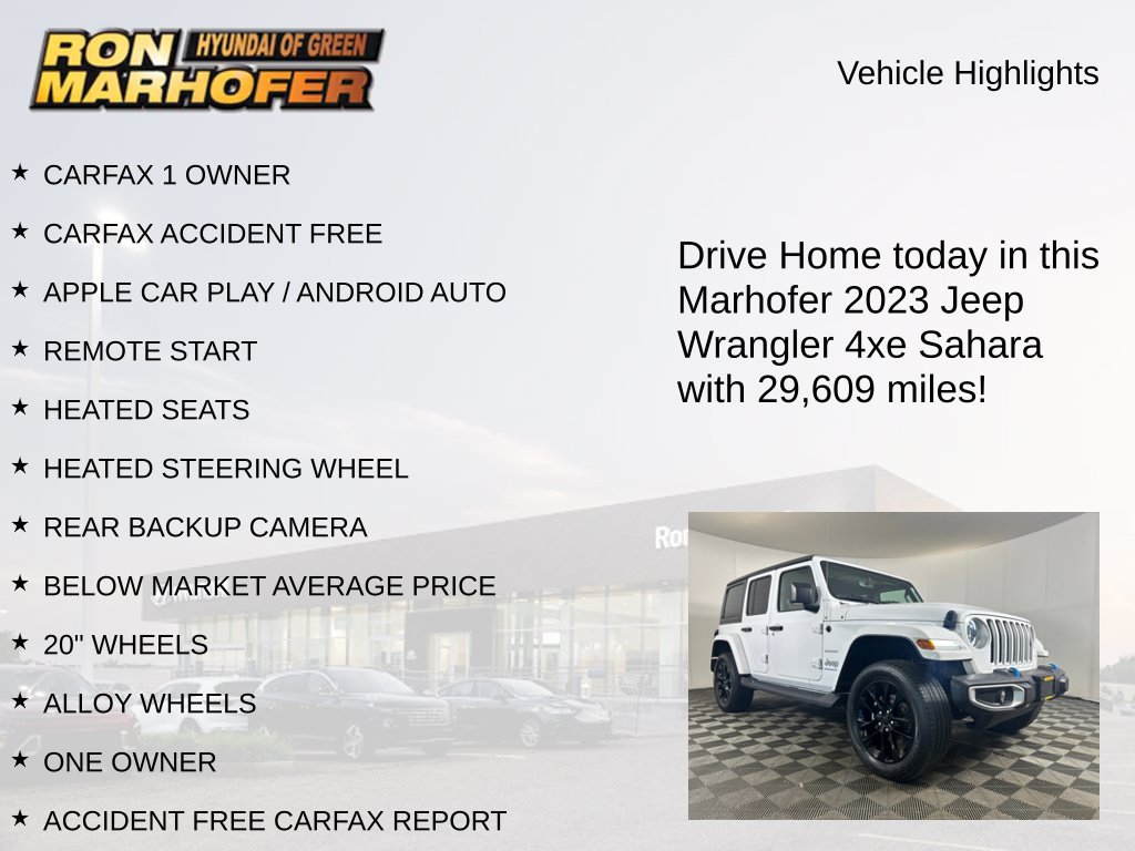 Used 2023 Jeep Wrangler Unlimited Sahara w/ Cold Weather Group AWD/4WD image 15