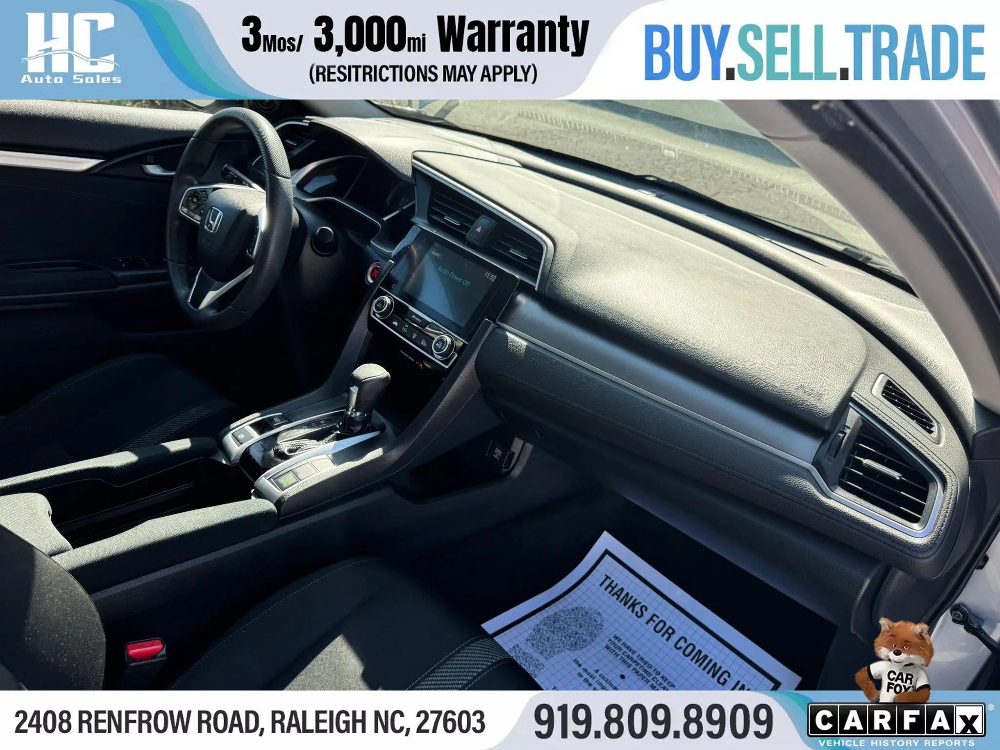 Used 2016 Honda Civic EX image 20