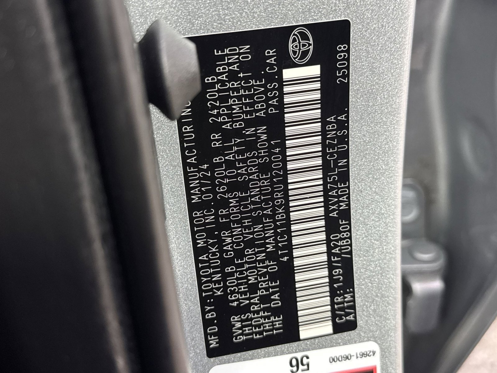 Used 2024 Toyota Camry LE w/ Cold Weather Package image 40