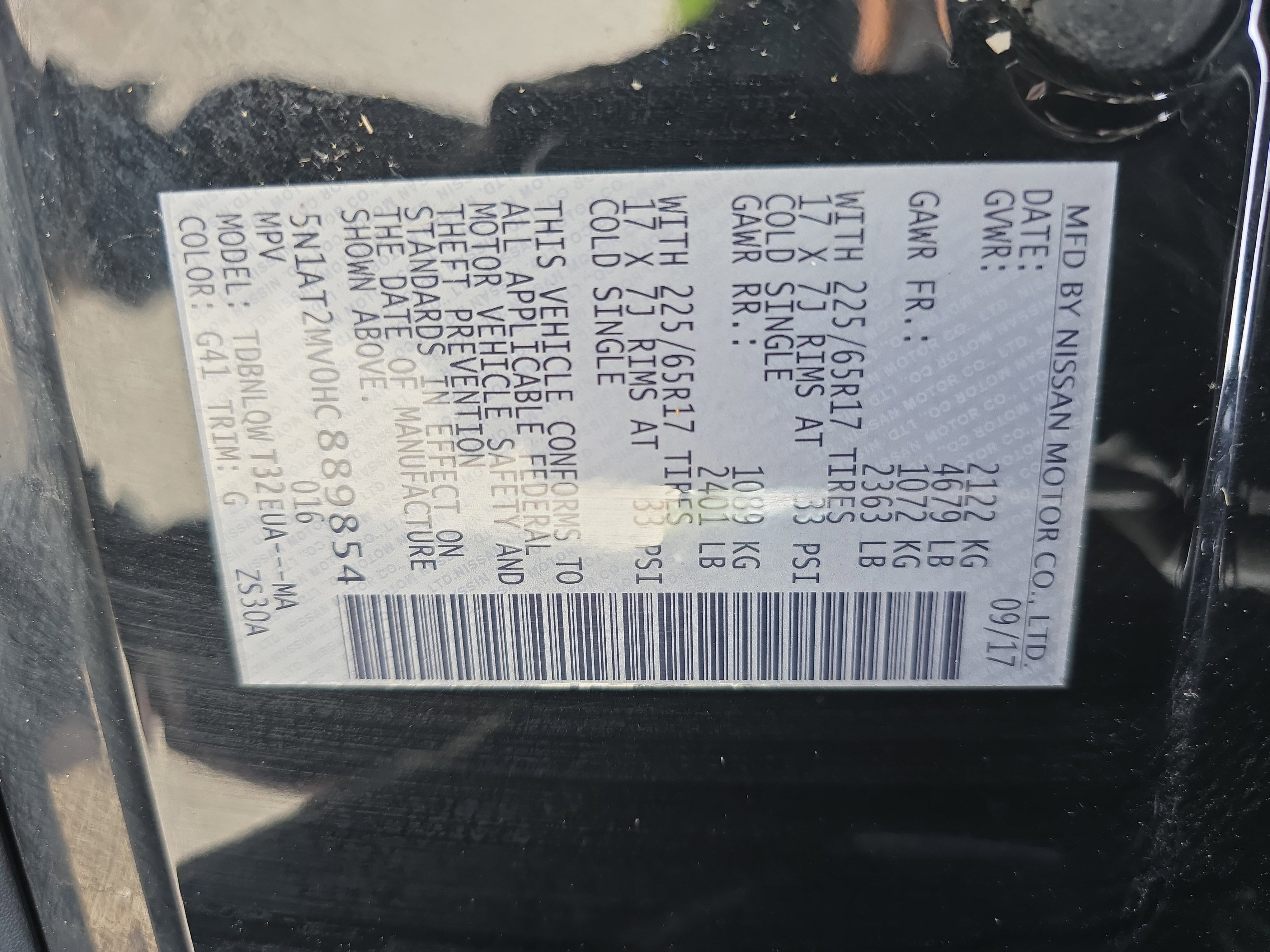 Used 2017 Nissan Rogue SV w/ Midnight Edition image 31