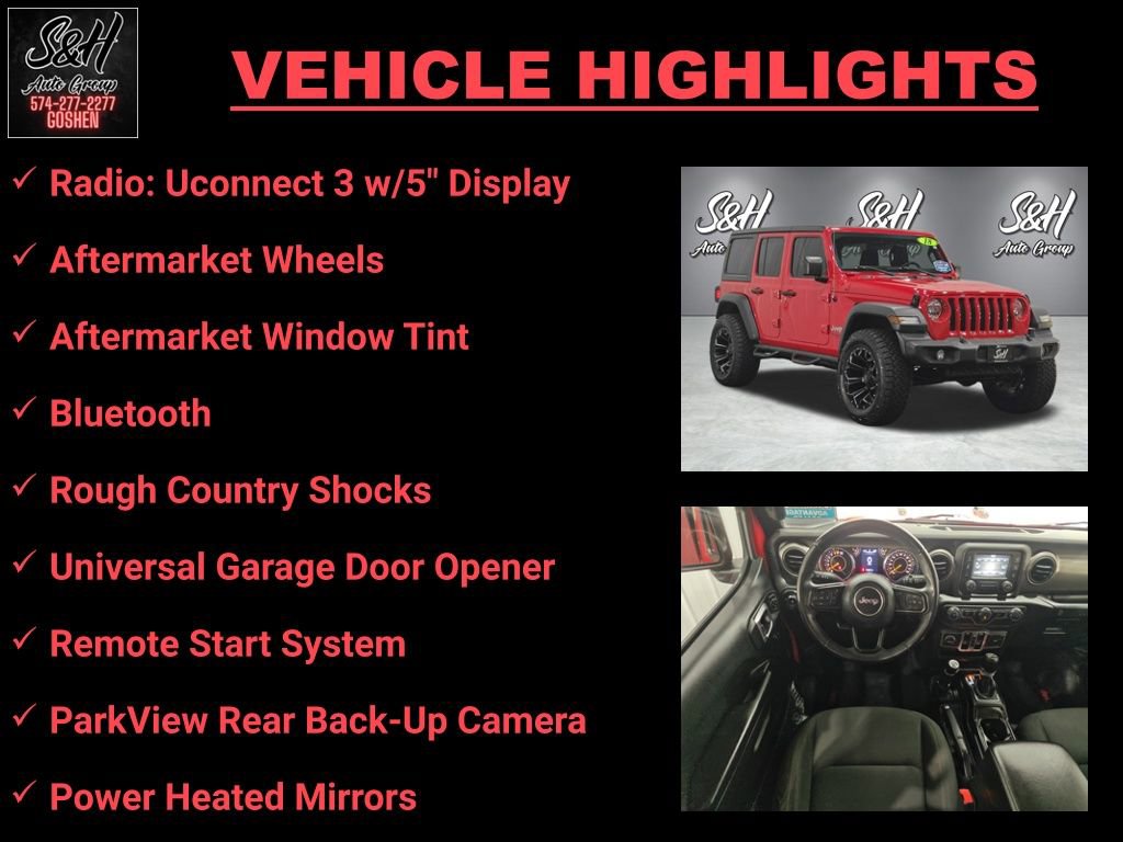 Used 2018 Jeep Wrangler Unlimited Sport S image 3