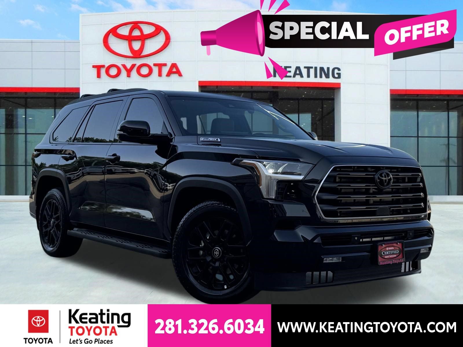 Certified 2026 Toyota Sequoia Limited w/ Nightshade Package