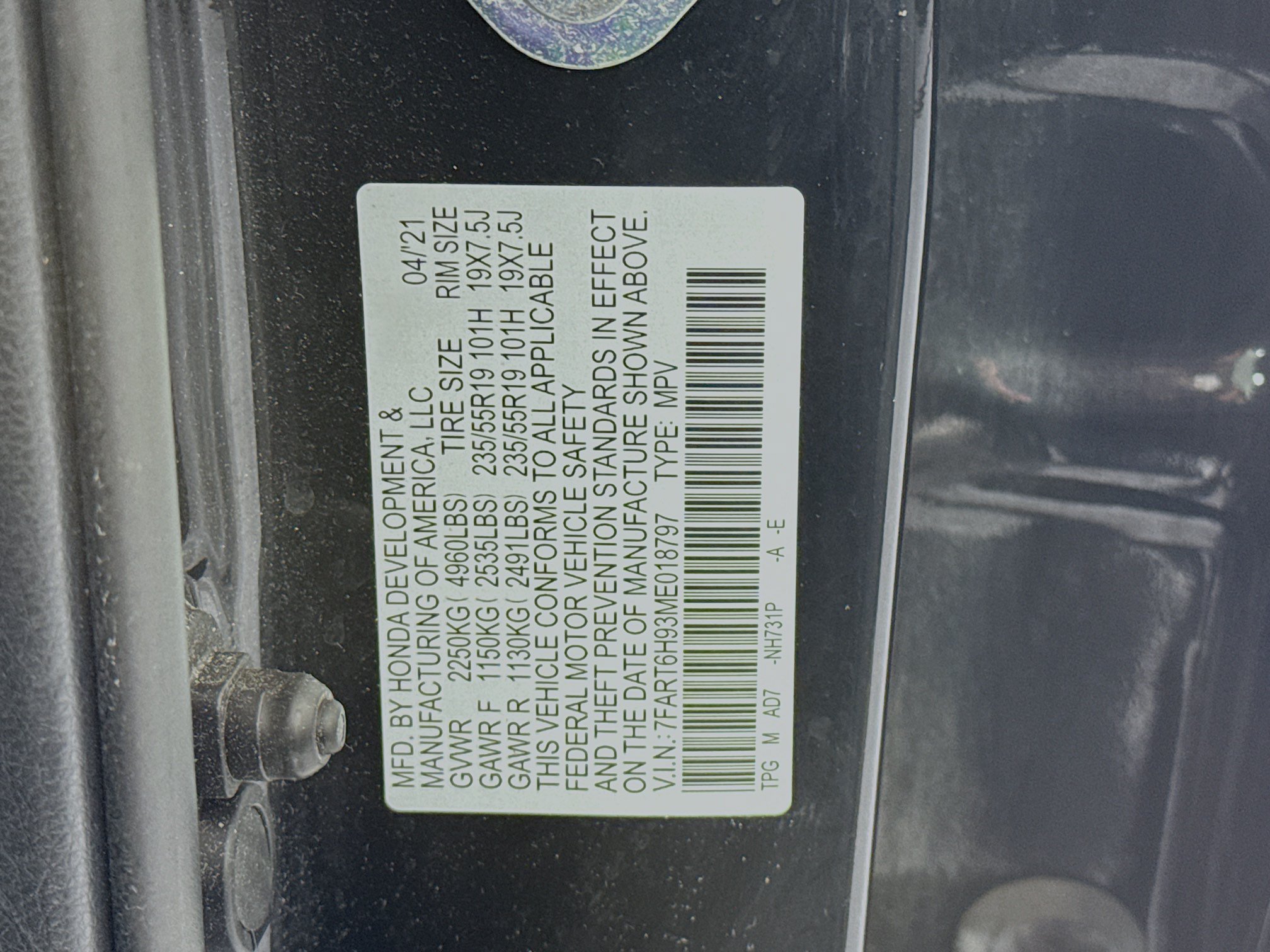 Certified 2021 Honda CR-V Touring image 33