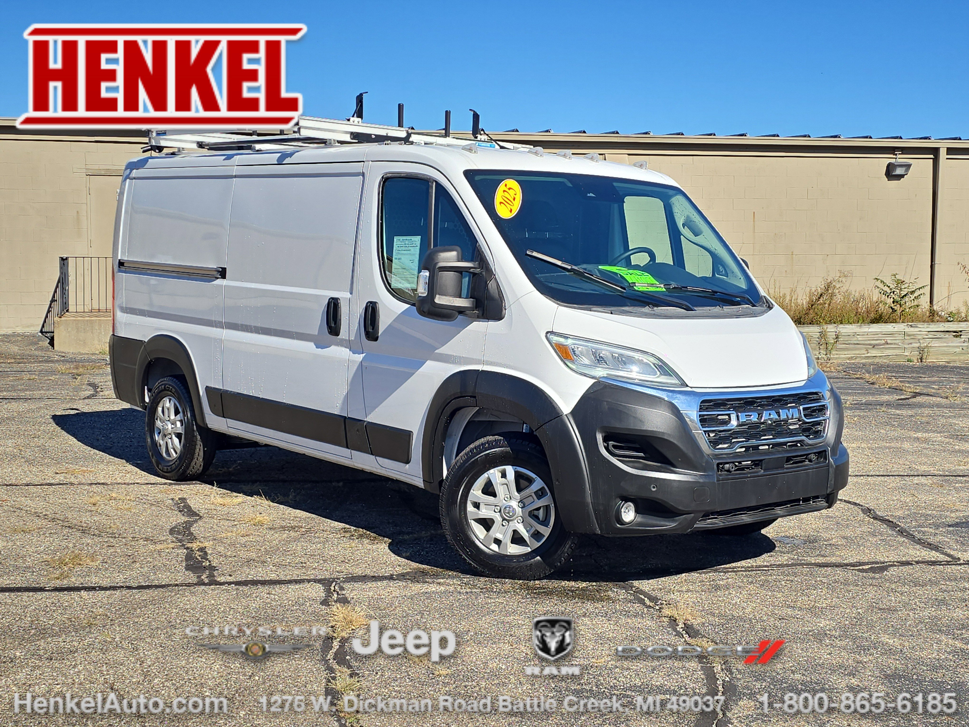 Used 2025 RAM ProMaster 2500 w/ Quick Order Package 22G SLT