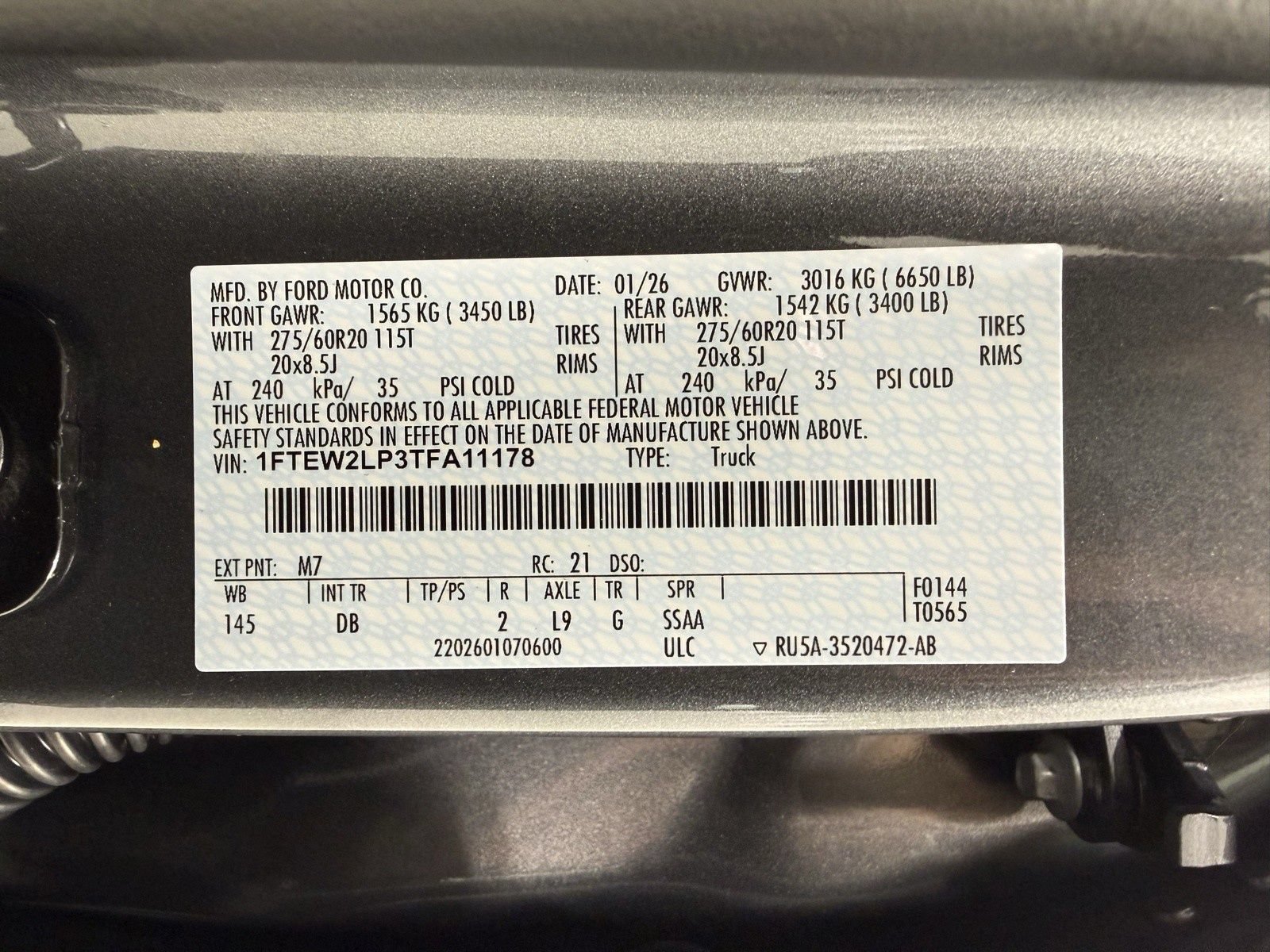 New 2026 Ford F150 STX w/ Equipment Group 200A AWD/4WD image 10