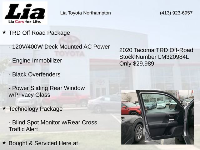 Used 2020 Toyota Tacoma TRD Off-Road w/ Technology Package image 7