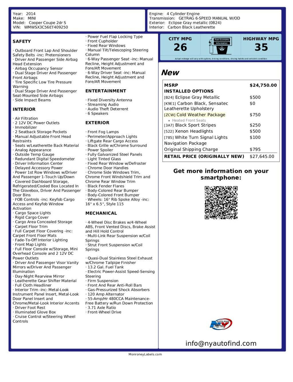 Used 2014 MINI Cooper Coupe S FWD image 5