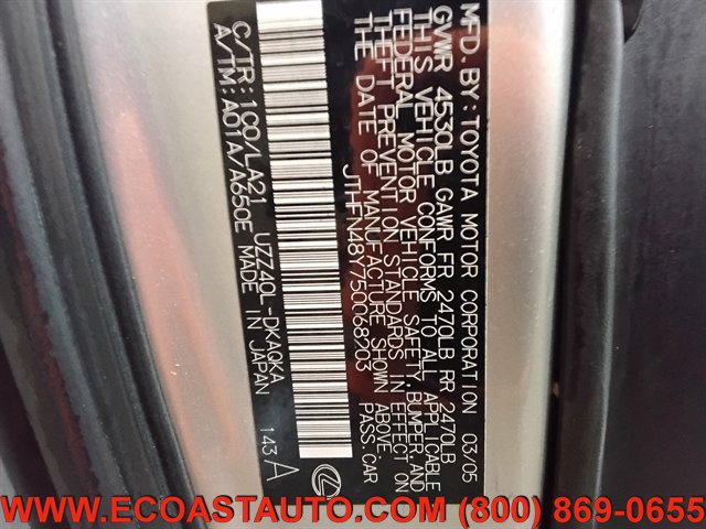 Used 2005 Lexus SC 430 Convertible image 16