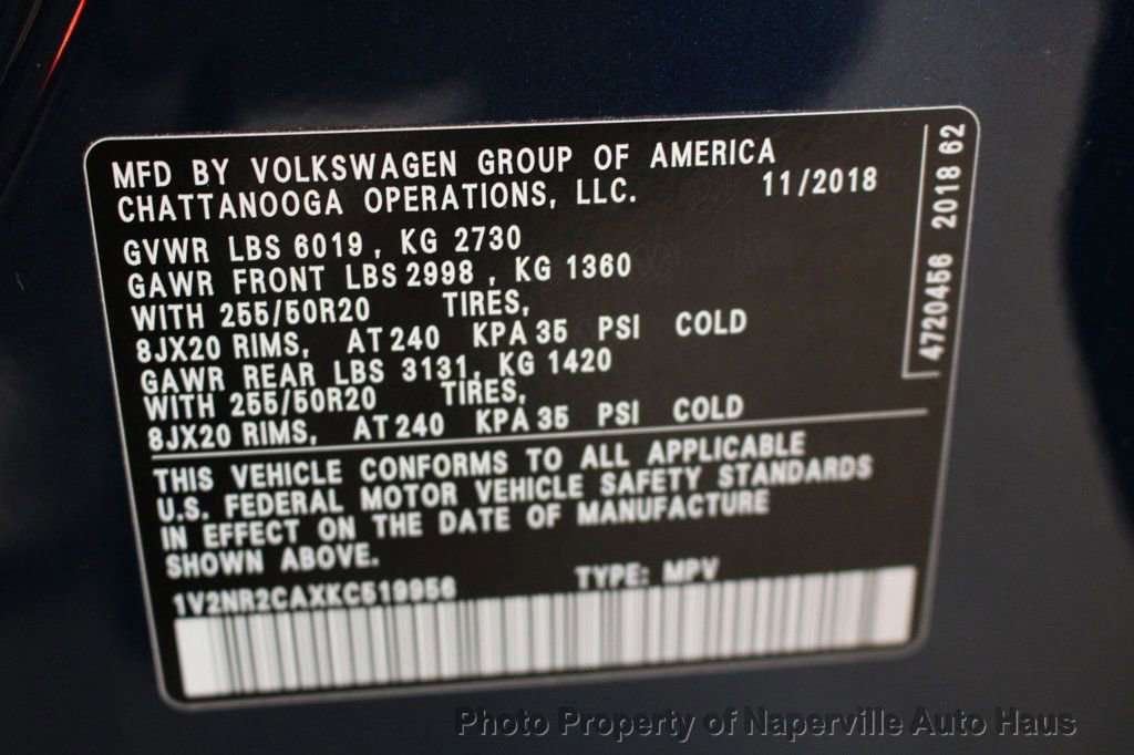 Used 2019 Volkswagen Atlas SEL Premium image 46