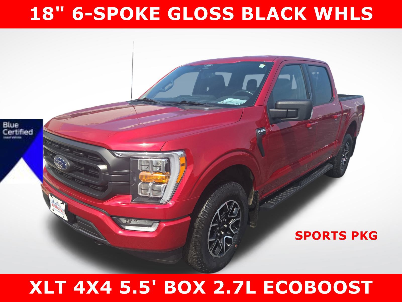 Certified 2022 Ford F150 XLT w/ Equipment Group 302A High