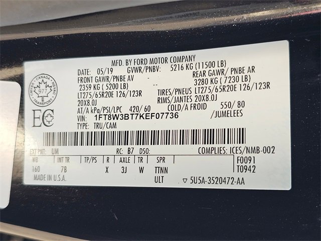 Used 2019 Ford F350 Platinum w/ Platinum Ultimate Package image 31