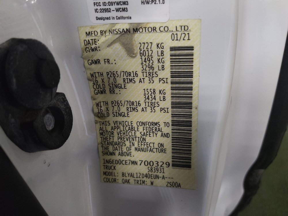 Used 2021 Nissan Frontier S w/ S Utility Package image 33