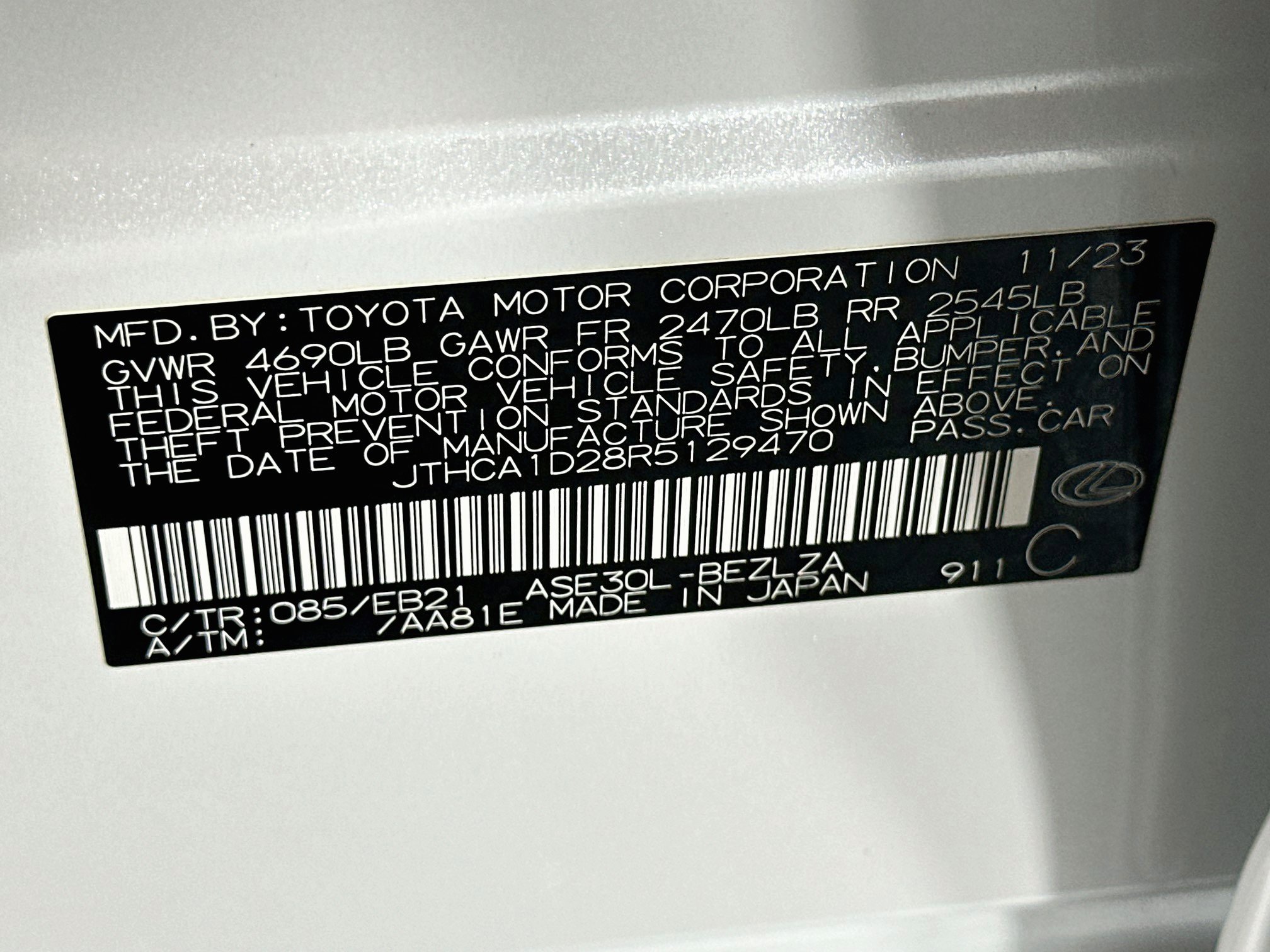 Used 2024 Lexus IS 300 w/ Comfort Package RWD image 12