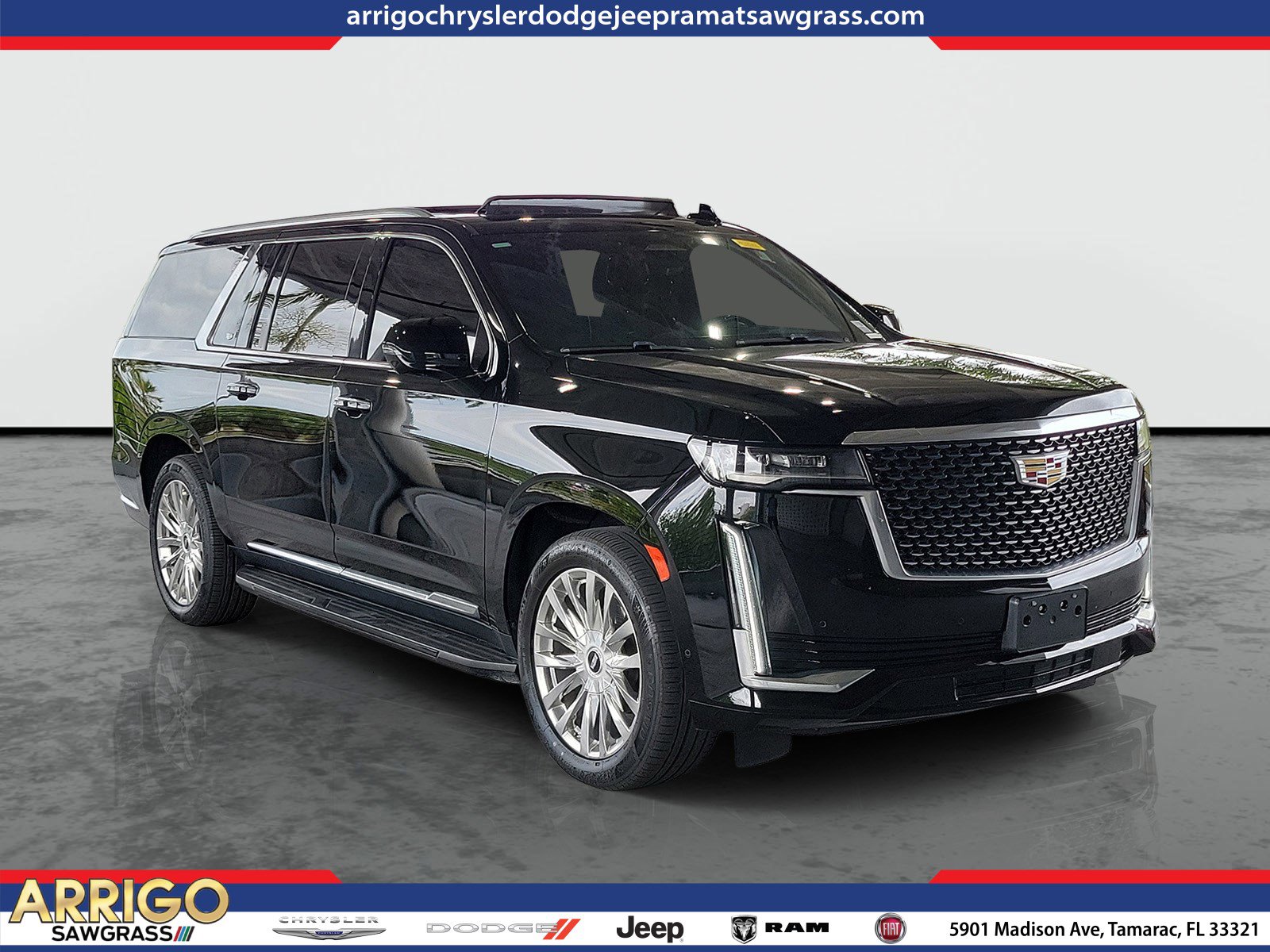 Used 2022 Cadillac Escalade ESV Premium Luxury w/ Performance Package AWD/4WD image 1