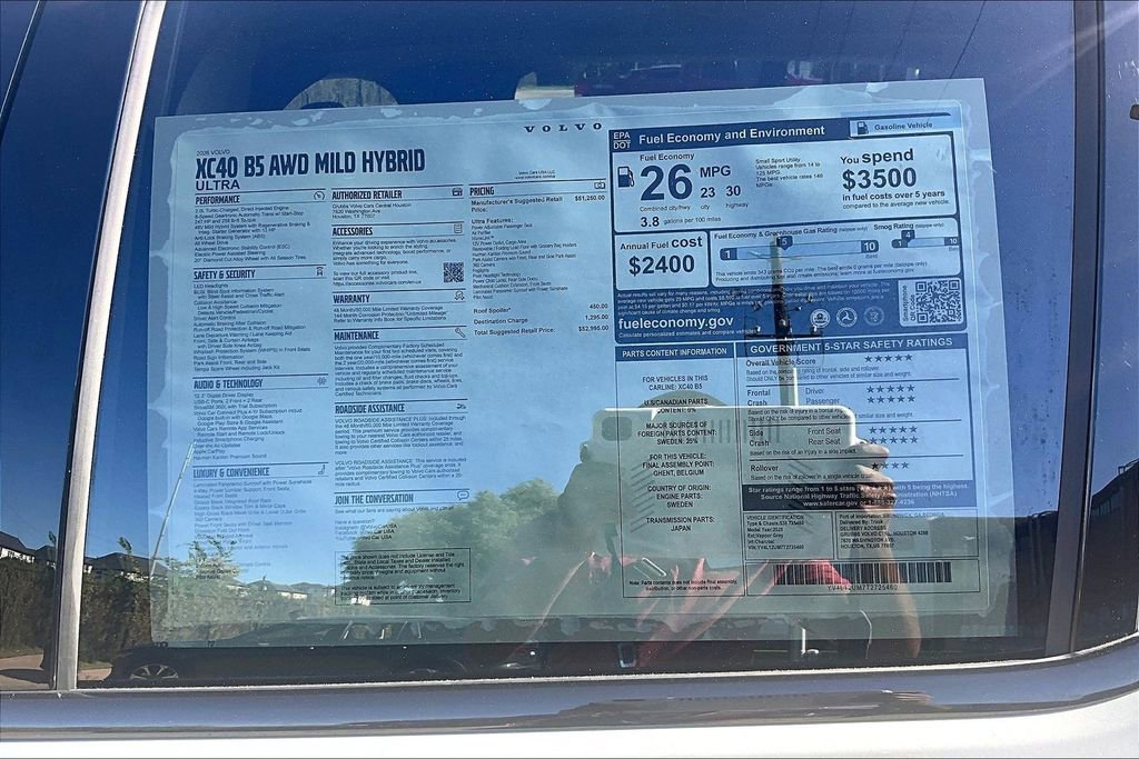 New 2026 Volvo XC40 B5 Ultra AWD/4WD image 46