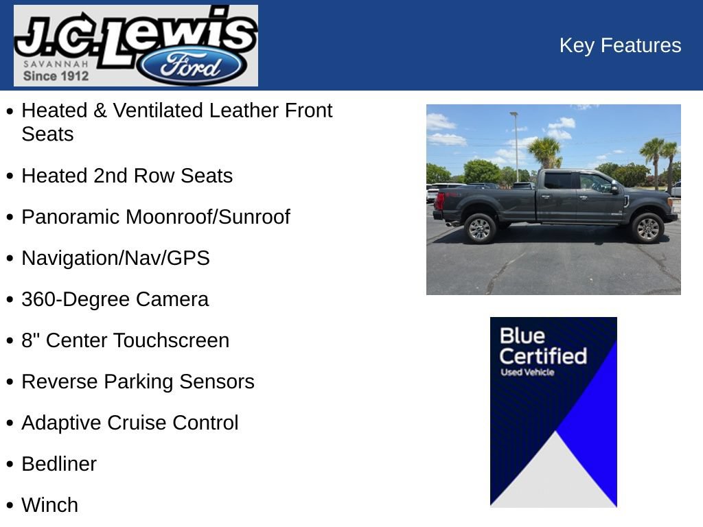 Used 2017 Ford F350 Platinum w/ Platinum Ultimate Package AWD/4WD image 10