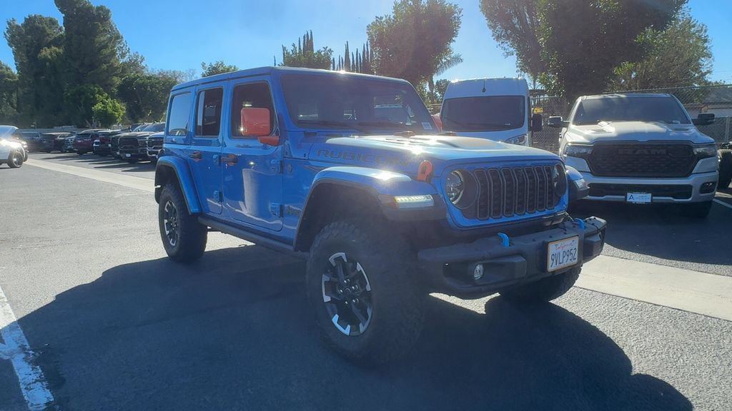 Used 2024 Jeep Wrangler Unlimited Rubicon 4xe AWD/4WD image 3