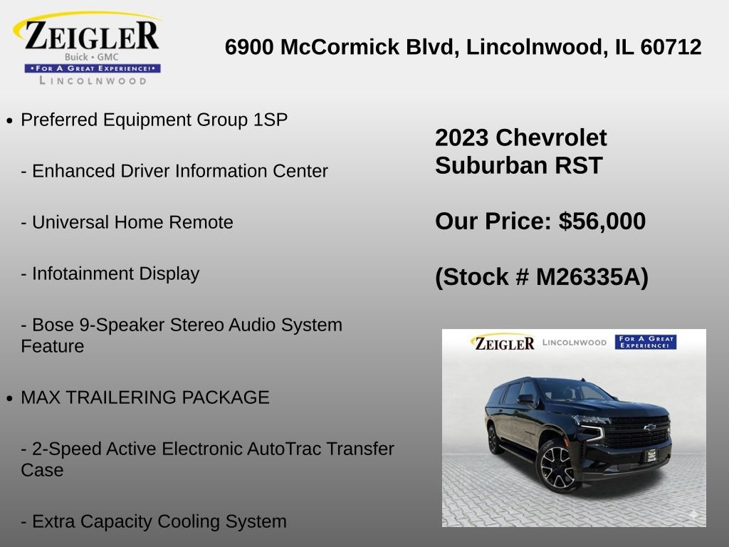 Used 2023 Chevrolet Suburban RST w/ Luxury Package AWD/4WD image 18