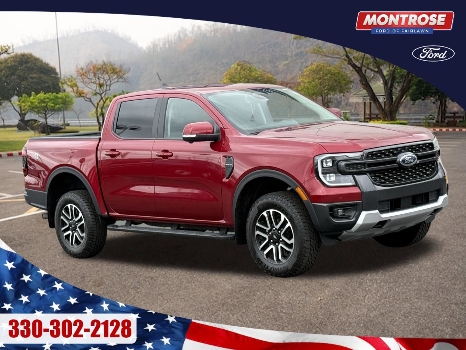Used 2025 Ford Ranger Lariat w/ FX4 Off-Road Package AWD/4WD image 1