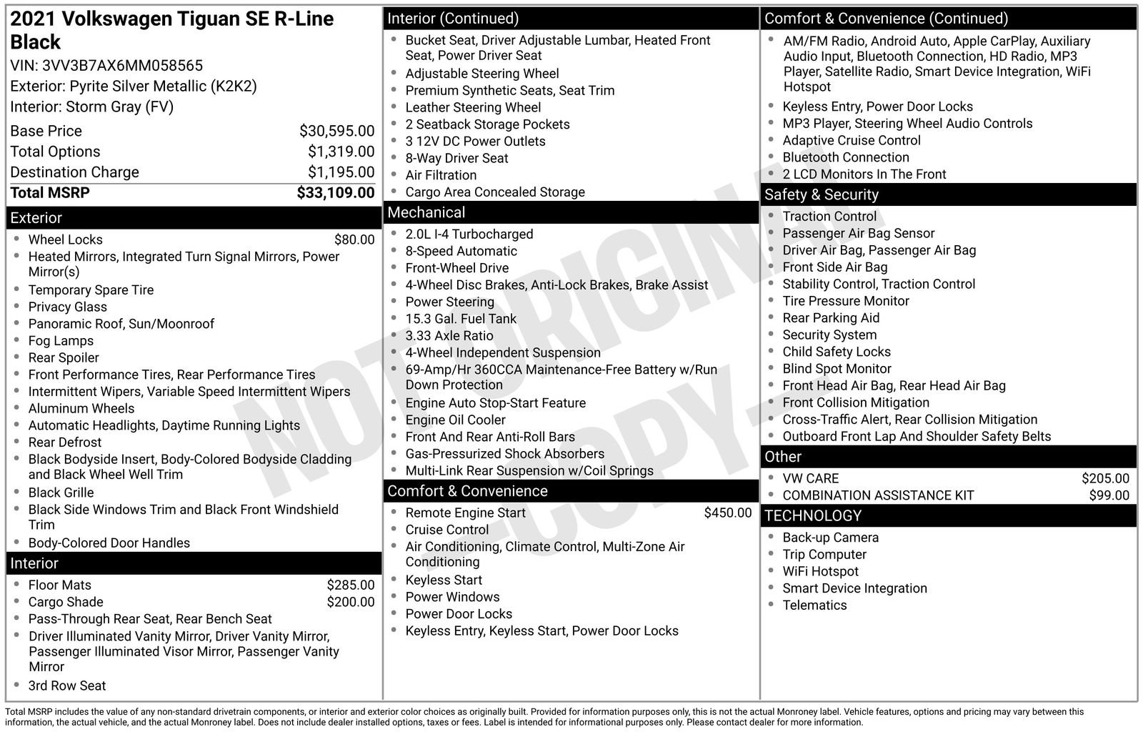 Used 2021 Volkswagen Tiguan SE R-Line image 10
