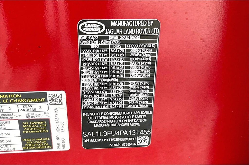 Used 2023 Land Rover Range Rover Sport SE Dynamic image 19