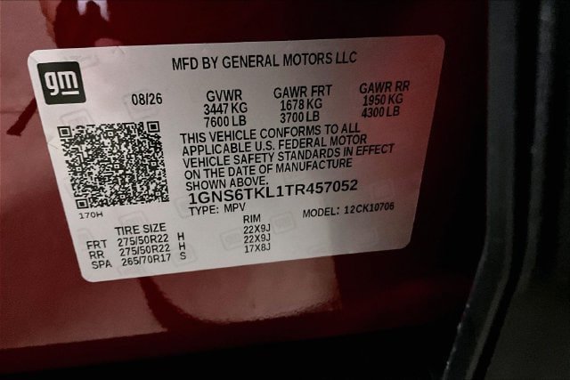 New 2026 Chevrolet Tahoe High Country AWD/4WD image 17