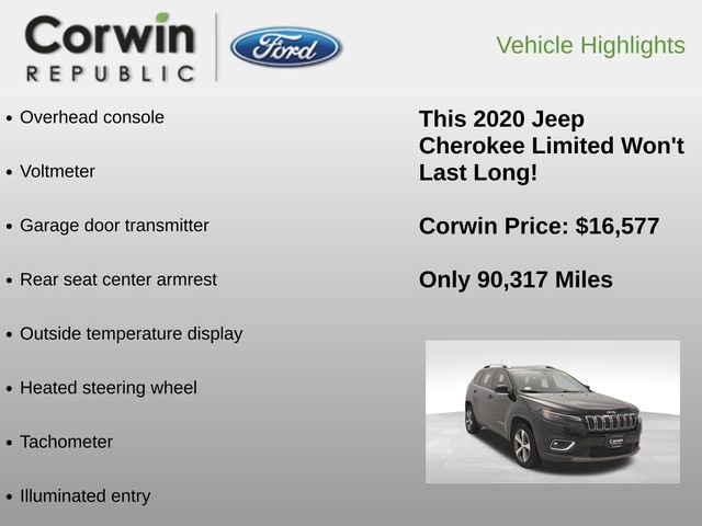 Used 2020 Jeep Cherokee Limited image 29