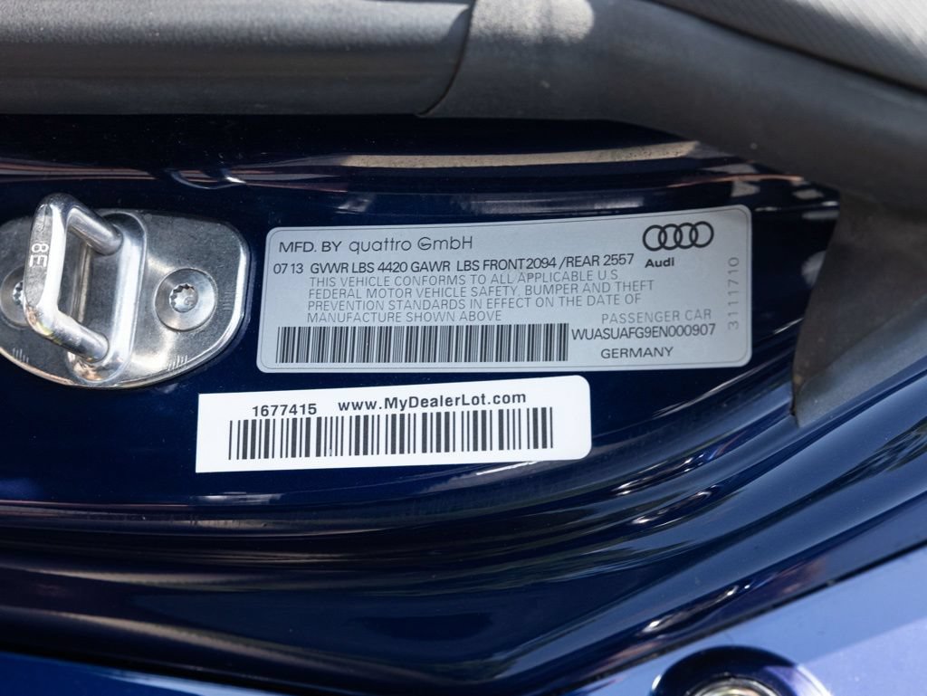 Used 2014 Audi R8 V8 w/ Convenience Package AWD/4WD image 63