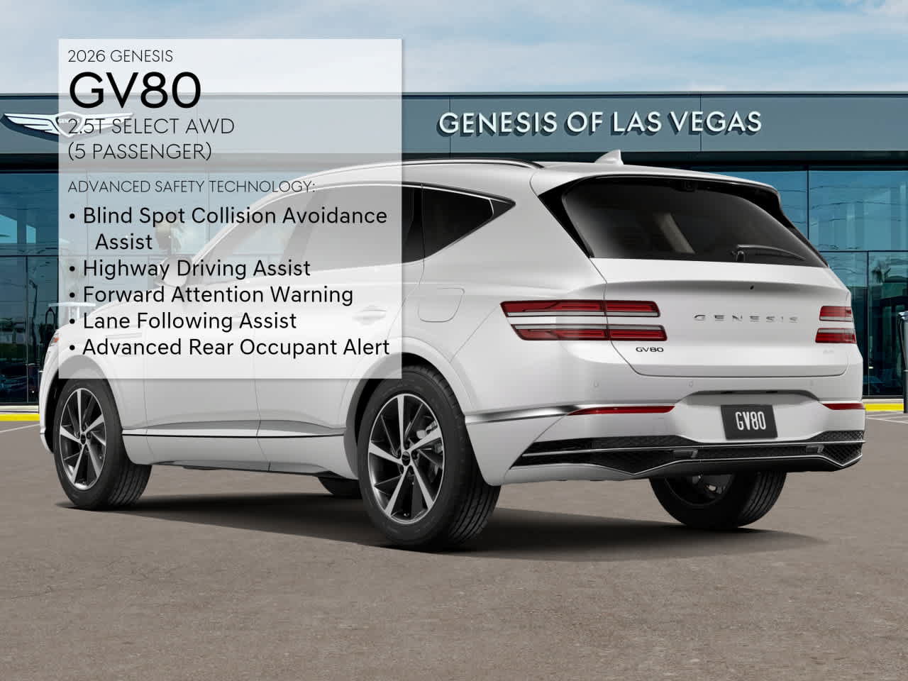 Certified 2026 Genesis GV80 2.5T Select AWD/4WD image 7