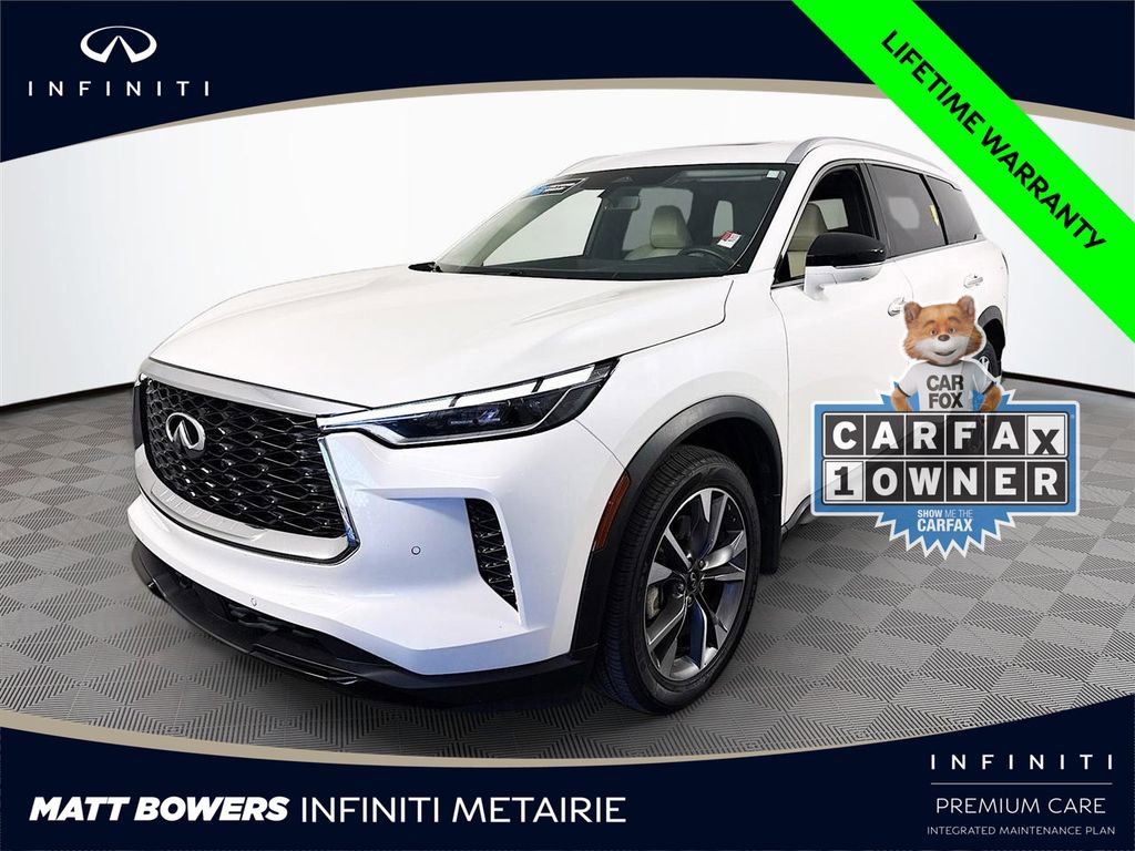 Used 2023 INFINITI QX60 Luxe w/ Cargo Package video 1