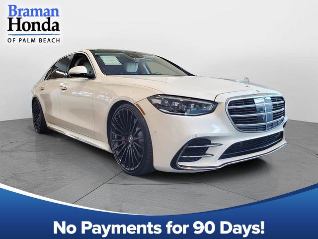 Used 2021 Mercedes-Benz S 580 4MATIC Sedan w/ AMG Line