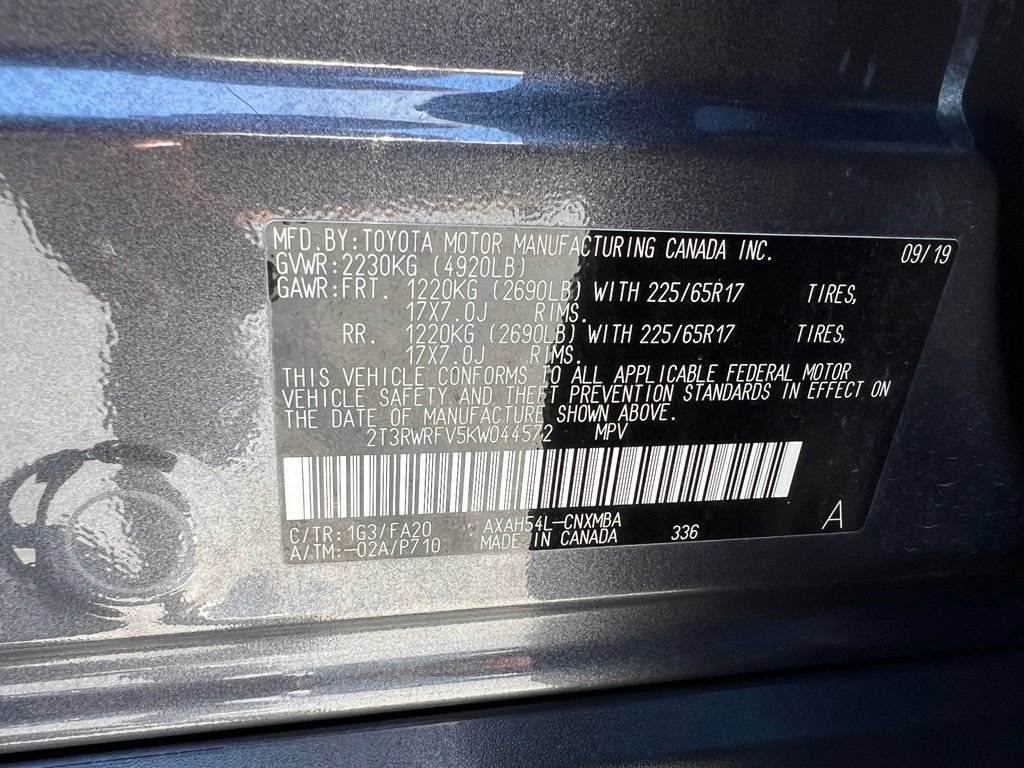 Certified 2019 Toyota RAV4 XLE w/ Convenience Package AWD/4WD image 47