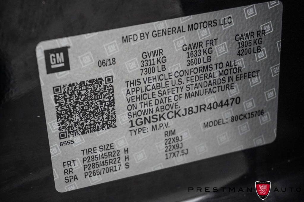 Used 2018 Chevrolet Tahoe Premier AWD/4WD image 24