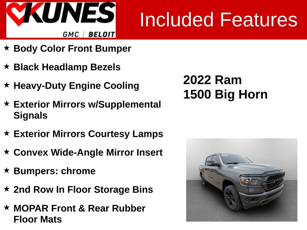 Used 2022 RAM 1500 Big Horn image 3
