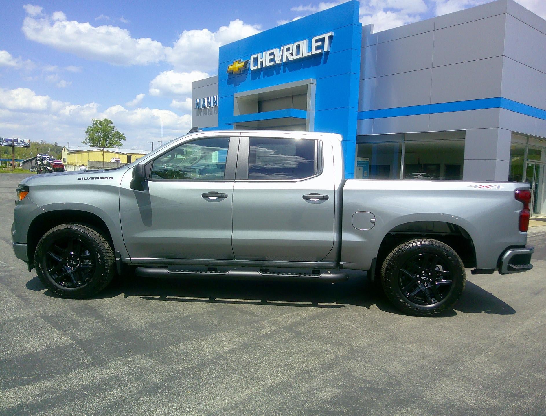 New 2026 Chevrolet Silverado 1500 Custom w/ Turbomax Blackout Package AWD/4WD image 2