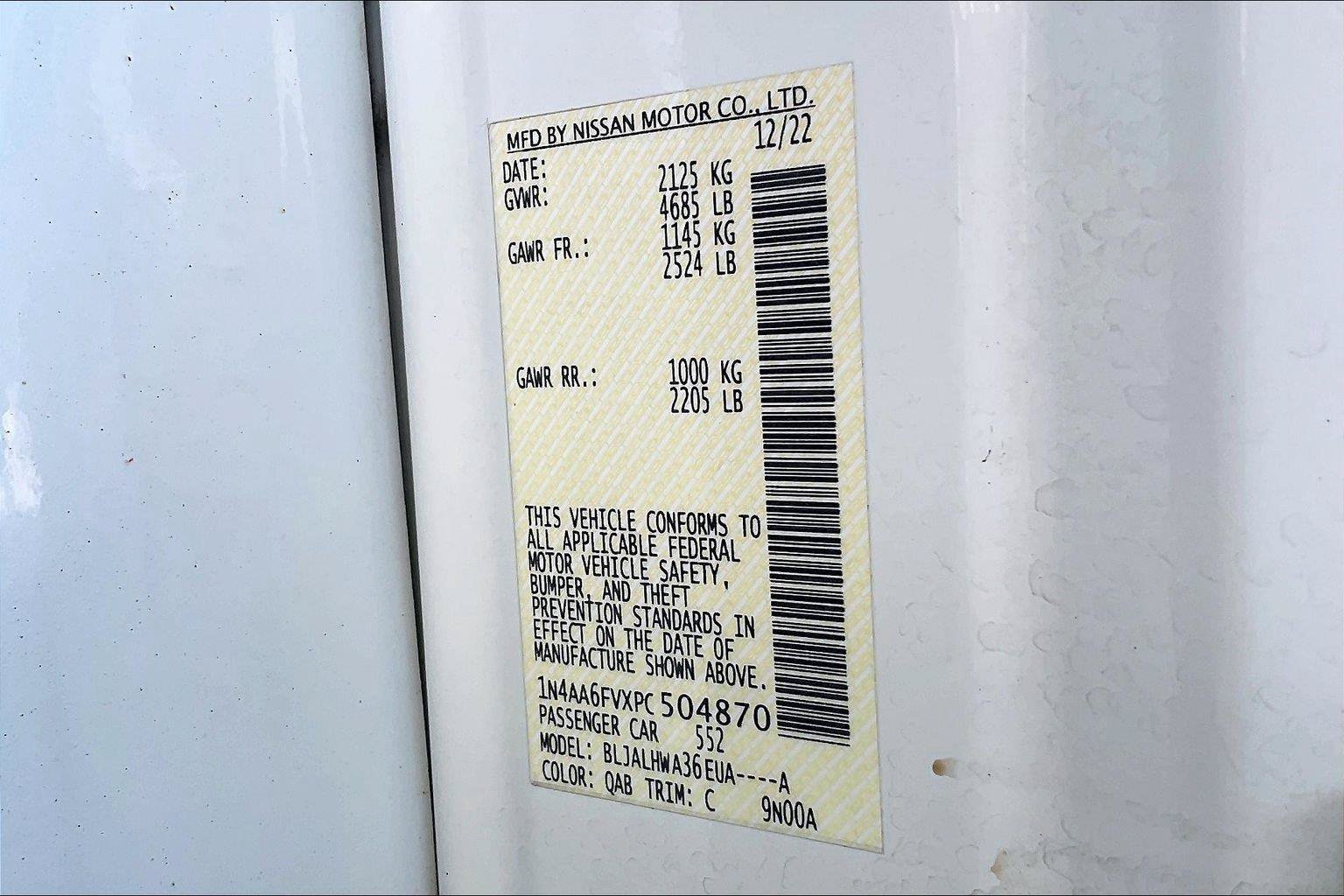 Certified 2023 Nissan Maxima Platinum w/ Sport Mat Group FWD image 35