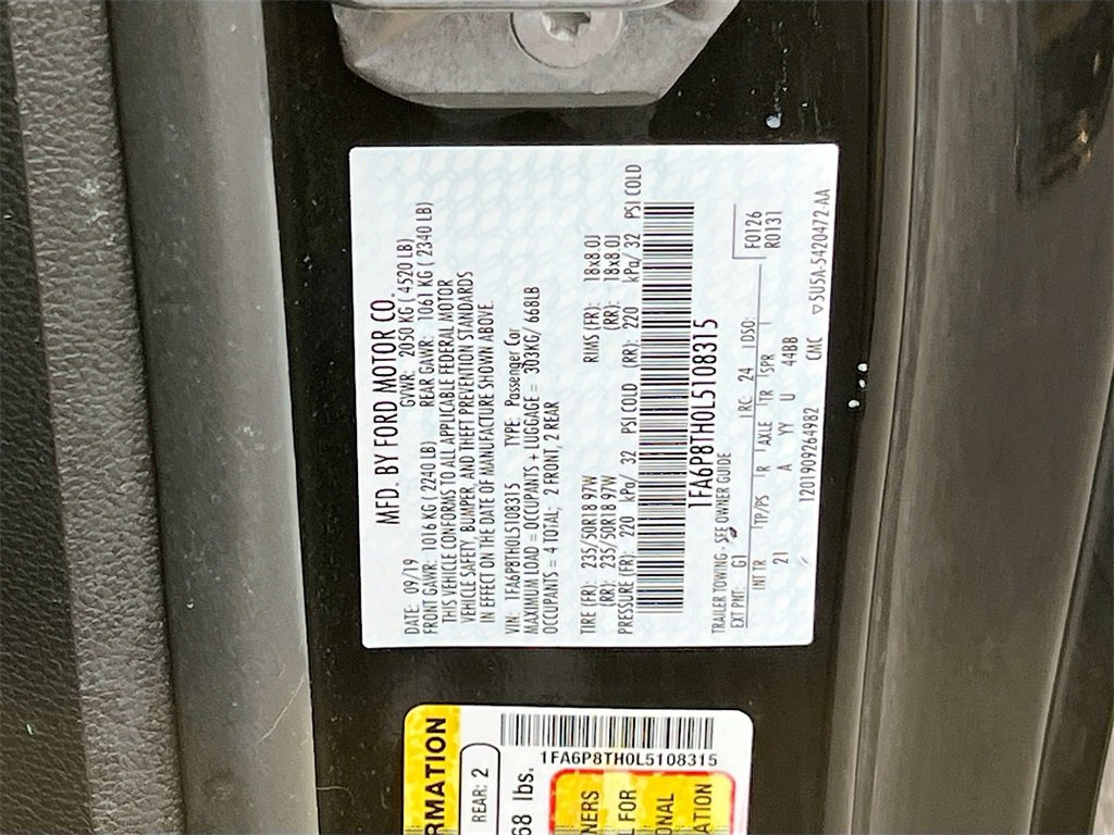 Used 2020 Ford Mustang Coupe image 28