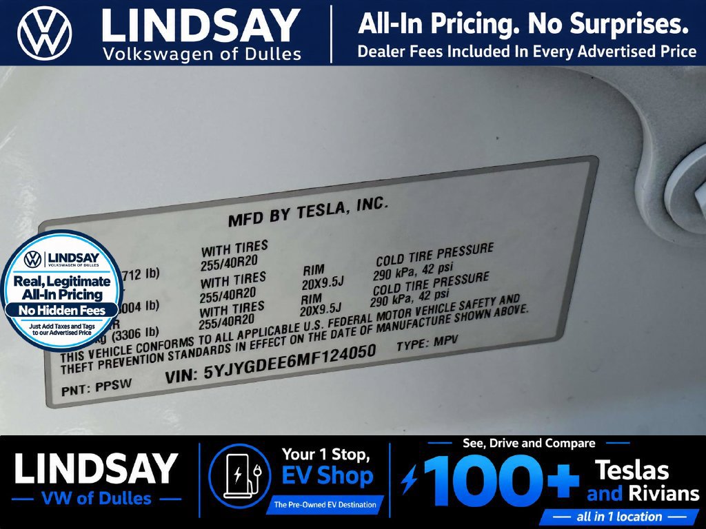 Used 2021 Tesla Model Y Long Range AWD/4WD image 28