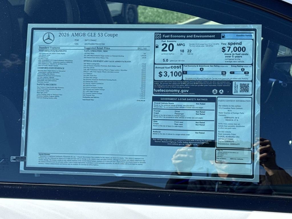 New 2026 Mercedes-Benz GLE 53 AMG 4MATIC Coupe image 9