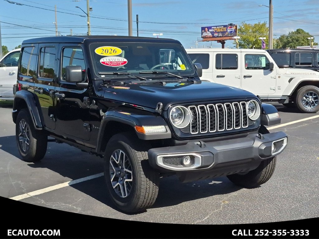 Certified 2026 Jeep Wrangler Unlimited Sahara