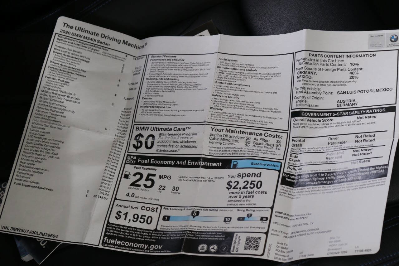 Used 2020 BMW M340i image 42