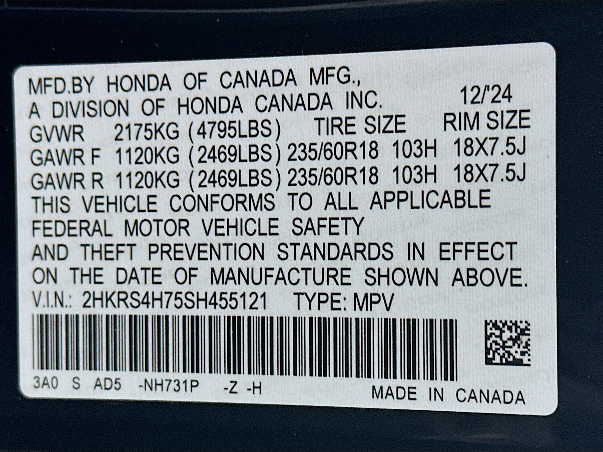 Used 2025 Honda CR-V EX-L image 12