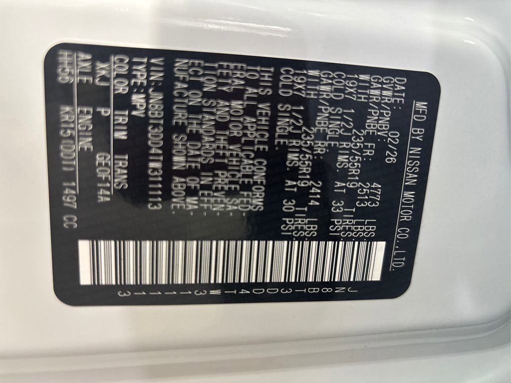 New 2026 Nissan Rogue Platinum image 12