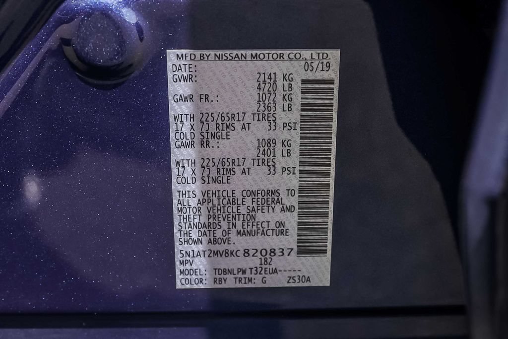 Used 2019 Nissan Rogue S AWD/4WD image 29